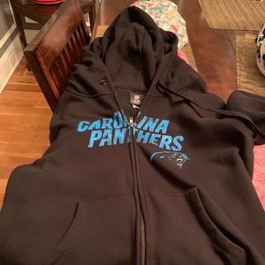 Carolina Panthers zip up hoodie